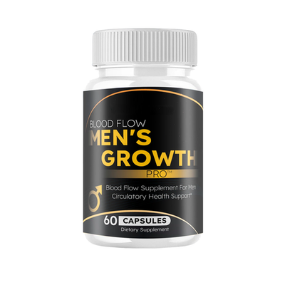 #ad Blood Flow Mens Growth Pro Premium Blood Flow Support For Men 60 Caps $26.95