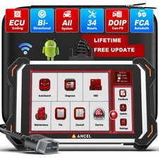 ANCEL DS600 Elite All System Bidirectional Diagnostic Scanner ECU Coding IMMO