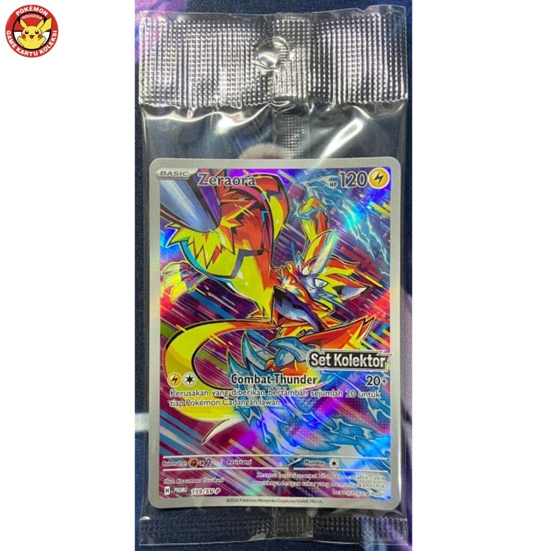Zeraora Promo 159/SV-P Collector Set Stamp Sealed Pokemon