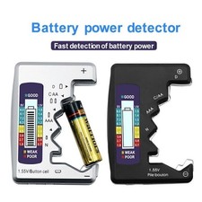 Digital Battery Checker Tester Voltage Power Meter for AA AAA C D 9V Button Cell