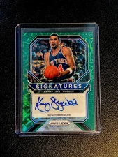 /8 Kenny Sky Walker AUTO 2020-21 Prizm GREEN CHOICE HOLO Autograph