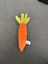 Jellycat VIVACIOUS CARROT Vegetable 9" New  Soft Plush Stuffed Toy FAST SHIP