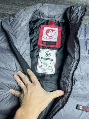 Canada Weather Men’s Gear Puffer Jacket - Grey Sz XL New $210 image 7