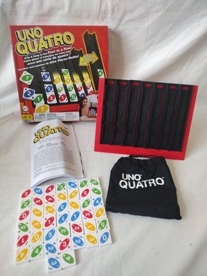 UNO QUATRO Brettspiel 100% VOLLSTÄNDIG & SEHR GUTER ZUSTAND