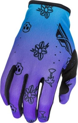 Fly Racing 379-7152X Lite Outline GloveS Purple/Blue /Black 2X