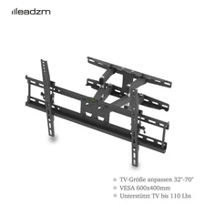 Home 32 - 70 Inch TV Wall Mounted Full Motion Swivel Bracket LCD LED Screen New