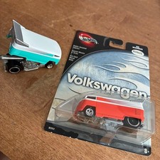 Hot Wheels VW Microbus 2pcs Diecast Metal Collectible Non-sale Reference