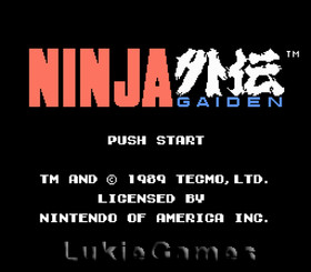 Ninja Gaiden - Fun Classic NES Nintendo Game
