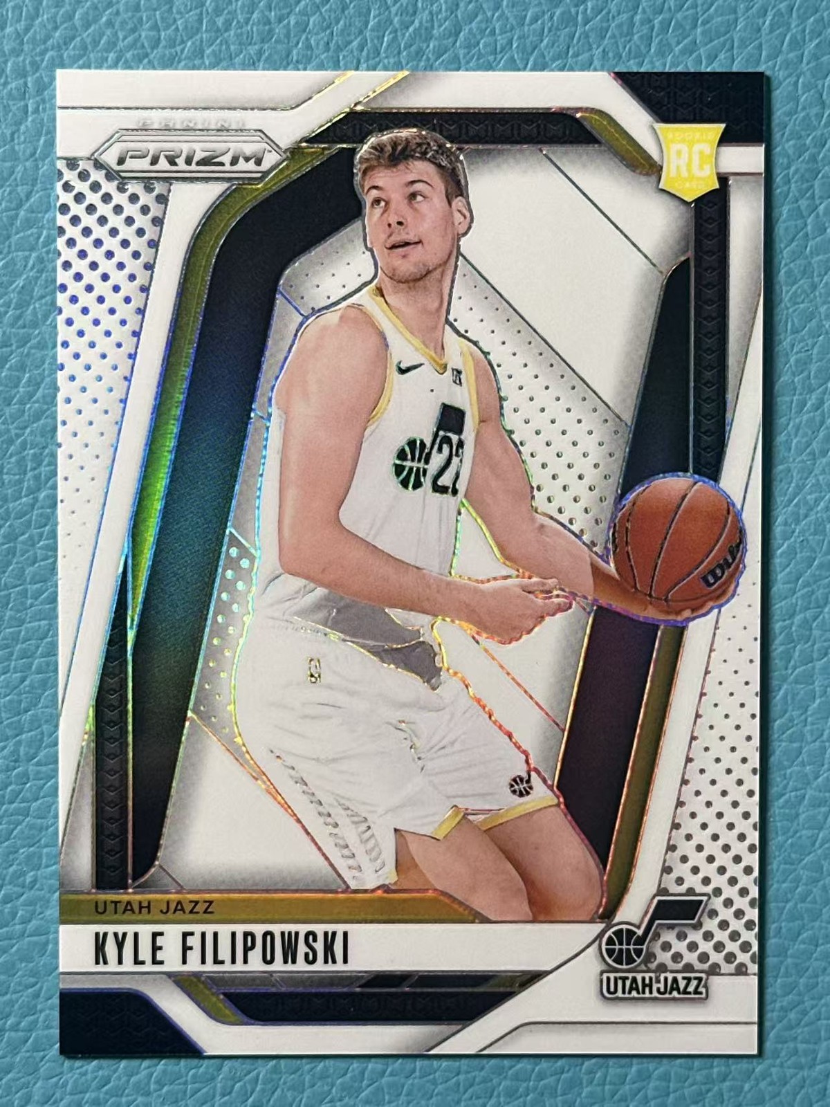 Kyle Filipowski 2024-25 Panini Prizm 136/175 White RC Utah Jazz #263