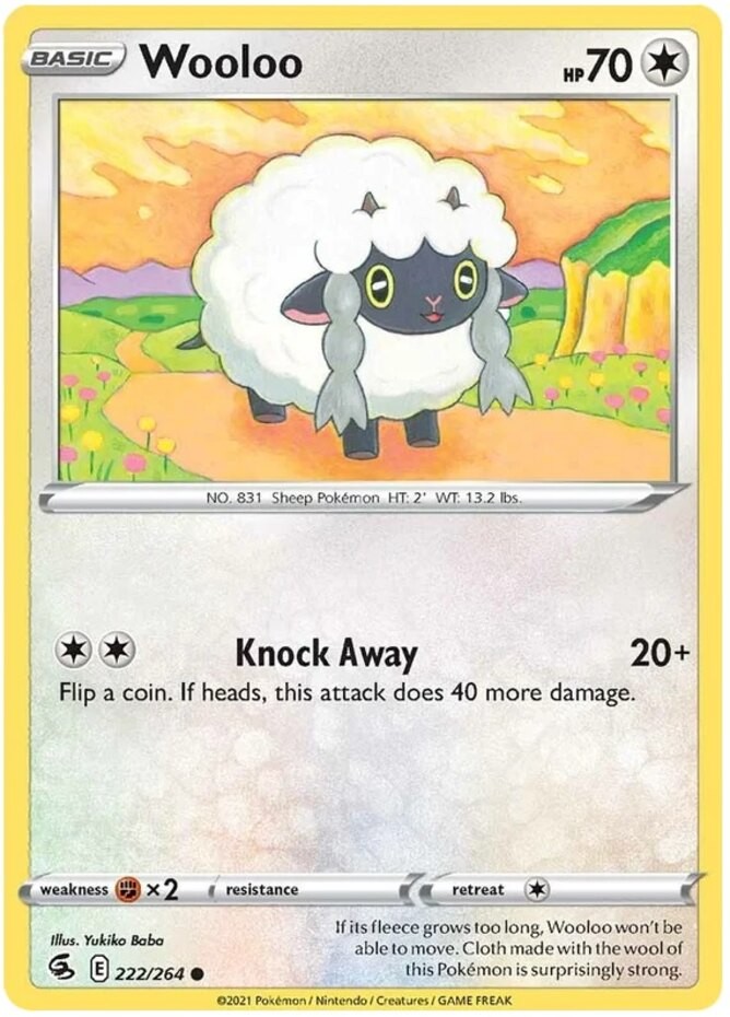 Wooloo - 222/264 - Common - Near Mint