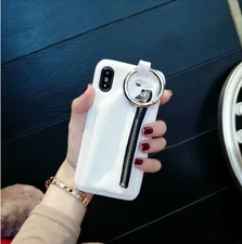 Color: White, Model: IphoneXR MAX - Compatible with Apple, Iphone Case With Leat