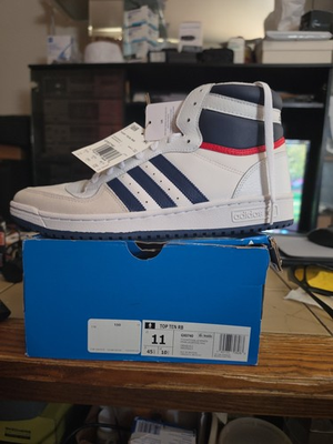 #ad adidas Top Ten RB White Orange Men#x27;s Sneakers Size 11. $110.00