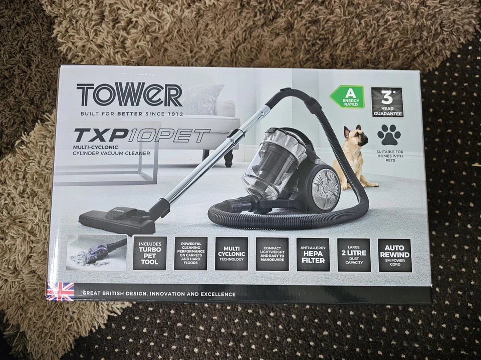 Tower TXP10PET Multi-Cyclonic Cylinder Vacuum Cleaner - Image 2 of 4
