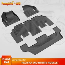 Fit For Chrysler Pacifica 2017-2025 All Weather TPE Floor Mats Protection Liners