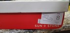 NEW Sun + Stone Raynaa Red Platform Wedge Sandals Women's Size 8M — photo 8