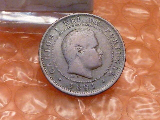 Portugal 1891 10 Reis #2