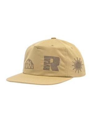 RVCA Hat BreaInfografik Khaki Snapback New With Tags