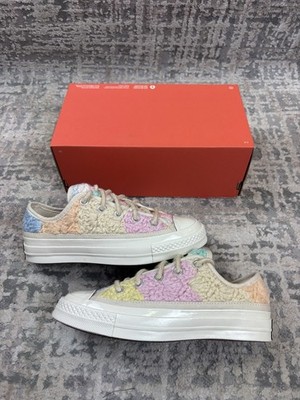 Größe 4 - Converse Chuck 70 Ox Low Häkelpaket Patchwork Strick A09229C