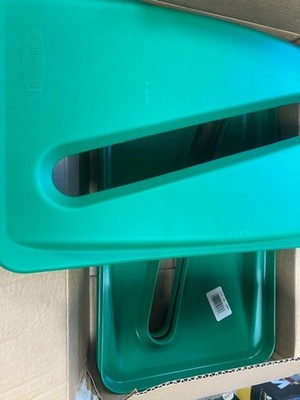 3 pcs. Rubbermaid Slim Paper Recycling Top, 20 3/8 x 11 3/8 x 2 3/4 RCP 2703-88
