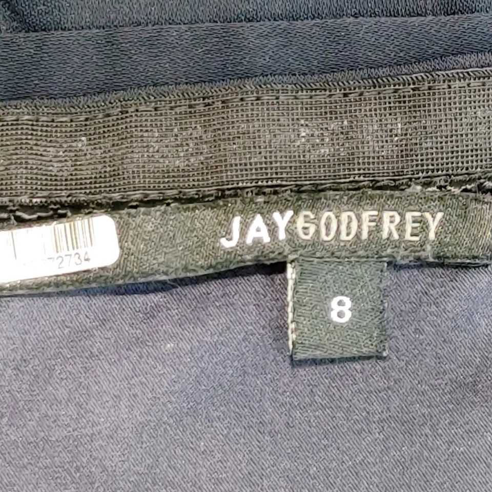 Jay Godfrey Brin комбинезон с плеча широкие ноги полночь темно-синий женщин размер 8 - Изображение 4 из 4