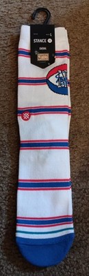 Stance ABA/NBA New York/New Jersey/Brooklyn Nets Julius Erving Crew Socks Large