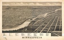 MINNESOTA VINTAGE PANORAMIC MAPS COLLECTION ON CD