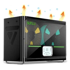 SUNLU S4 Filament Dryer 3 Fans for 360° Rapid Heating 4 Spools Large Dehydrator