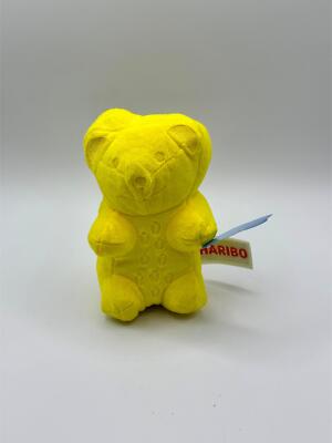 Yellow GUMMY BEAR 7  Plush Stuffed Toy by Haribo