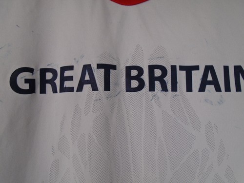 TEAM GB 2012 OLYMPIC adidas FOOTBALL SOCCER SHIRT JERSEY TOP WOMENS SIZE 22 - Picture 6 of 7