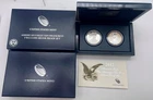 2012-S AMERICAN EAGLE SAN FRANCISCO TWO-COIN SILVER PROOF SET W/ BOX & COA (A)
