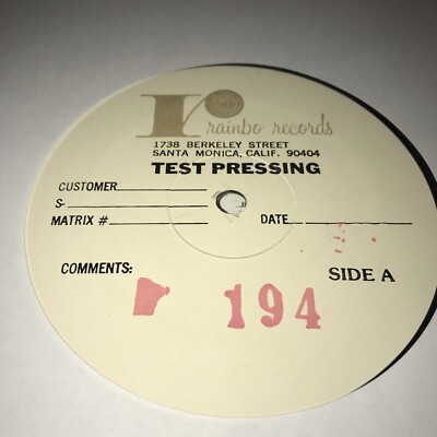 TEST PRESSING Elliott Sharp Carbon Larynx Original Free Jazz John Zorn Mofungo