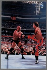 1999 Titan Sports WWF Wrestling Mania 4x6 Postcard Stone Cold Shawn Michaels #24