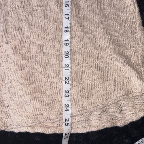 Ripcurl Womens Knit V Neck Embroidery Pullover Soft Sz Lg Sweater Beige Cream - Picture 18 of 19