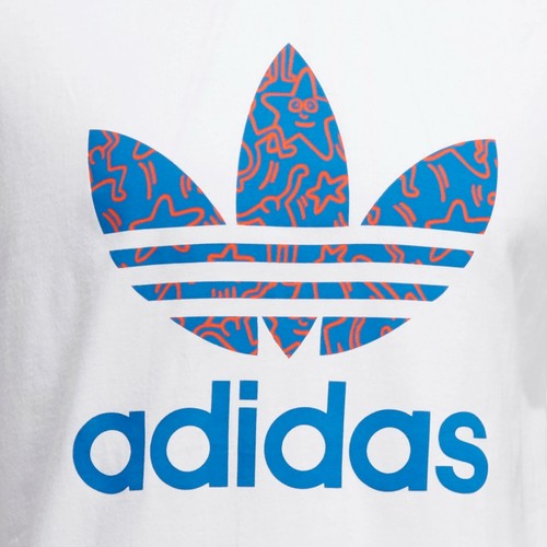 Adidas KEITH HARING Graphic TREFOIL TEE Logo T Shirt Top superstar~Mens sz M~nwt - Picture 5 of 10