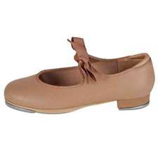Girl's Danshuz  Comfort Tap Tan Shoes - Size 1