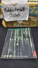 ENTER THE MATRIX PS2 XBOX GAMECUBE PC BRADY VIDEO GAME STRATEGY GUIDE W/ POSTER