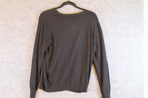GEORGE Deep Black Button-Down Blouse Size XL - Picture 2 of 5