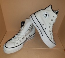 Converse Chuck Taylor All Star Lift Platform Black/White Women's Size 6 New