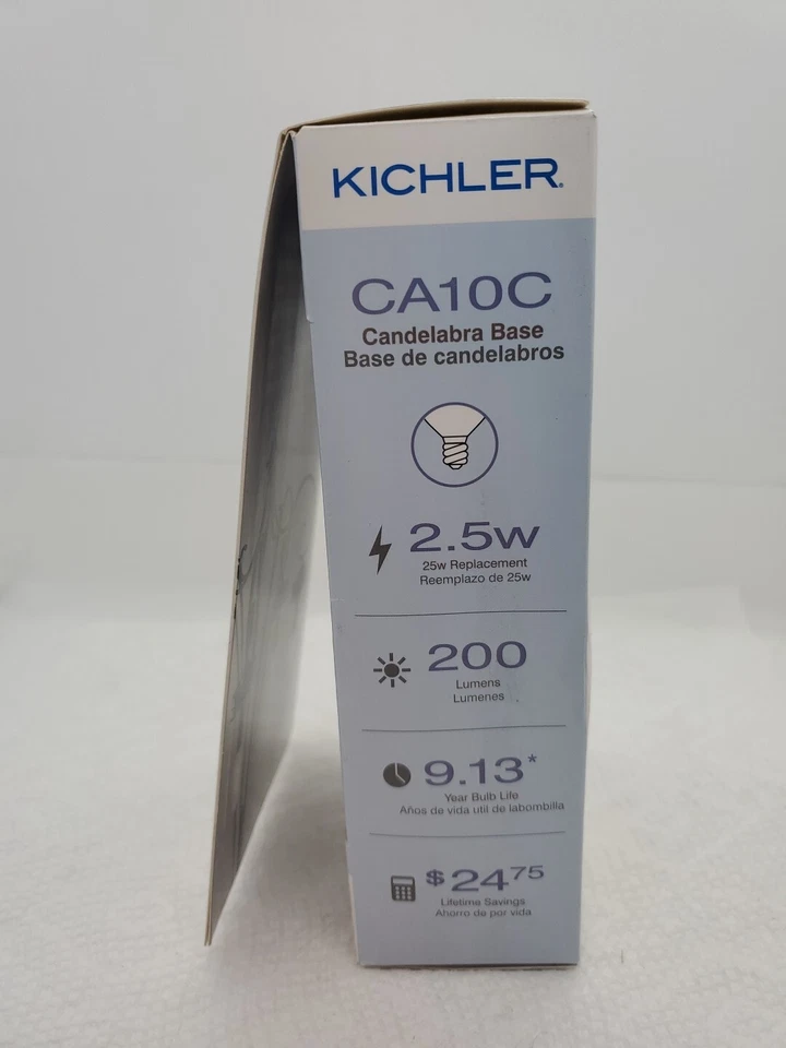 Kichler Candelabra Base #0777428 CA10C 25w Replacement - Image 4 of 4