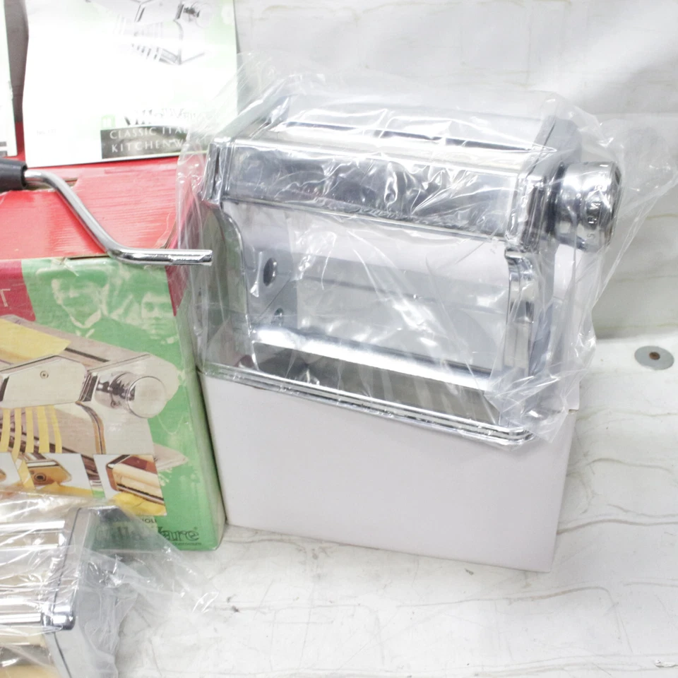 Juego de rodillos de pasta VillaWare 178 Al Dente de acero inoxidable - plateado Foto 2 de 4