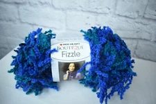 Red Heart Boutique Fizzle Yarn Skein / Ball (Bluefin) 15yds NEW