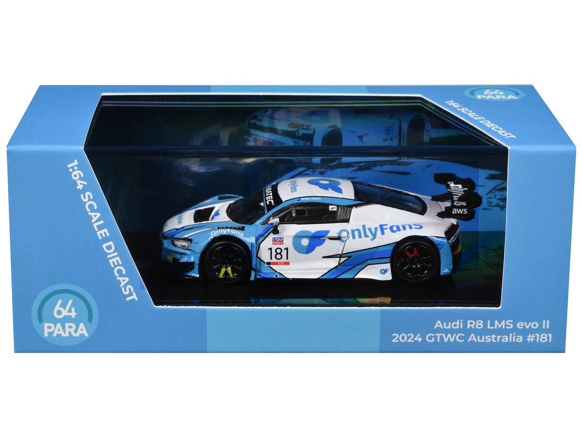 PARA 64 1/64 アウディ R8 LMS オーストラリア オンリーファン Audi R8 LMS Evo II 2024 GTWC Australia Only Fans Car No. 181