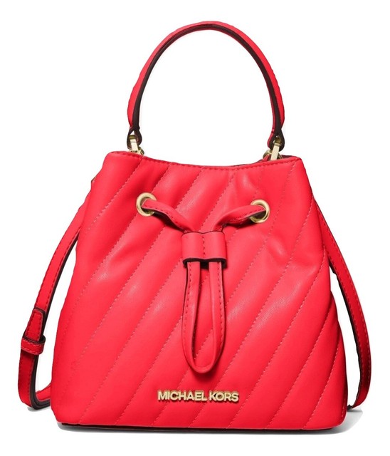 Michael Michael Kors Suri Small Quilted Crossbody Bag Coral Reef for sale online eBay