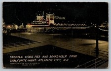 Steeple Chase Pier   Atlantic City   New Jersey    Postcard  1914
