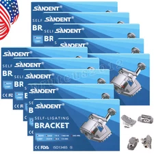 Brackets de autoligado para ortodoncia dental Mini Roth 022 Ganchos 345 USA