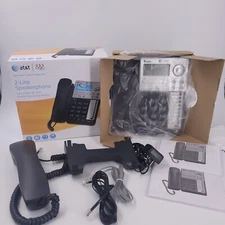 At&T ML17939 2-Line Speakerphone Caller ID Digital Answering System 