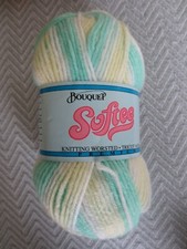 85g Bouquet SOFTEE Acrylic YARN Leisure Arts 916 AFGHANS FOR BABY Leaflet