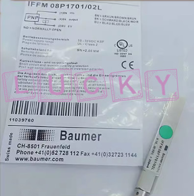 1PC NEW FOR BAUMER IFFM 08P1701/02L Proximity switch sensor replacement