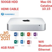 Apple Mac Mini A1347 MD387LL/A 2012 i5 2.5GHz 4GB RAM 500GB HDD macOS 10.15 HDMI