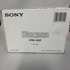 Sony Discman Car Mount Plate/Power Adapter CPM-100P New NOS